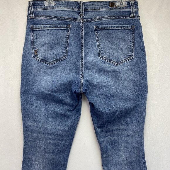 KUT from the Kloth Carlo Ankle Skinny Button Fly Jeans Women 10 Mid-Rise Stretch - Picture 14 of 16